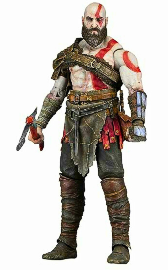 NECA God of War Kratos Action Figure the Leviathan Axe Dagger Shield - Image 2