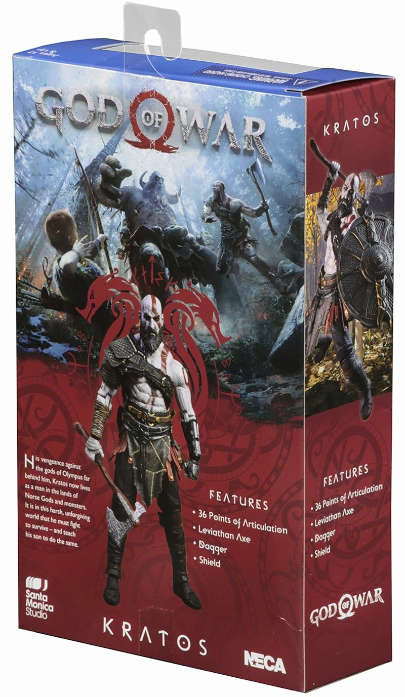 NECA God of War Kratos Action Figure the Leviathan Axe Dagger Shield - Image 8