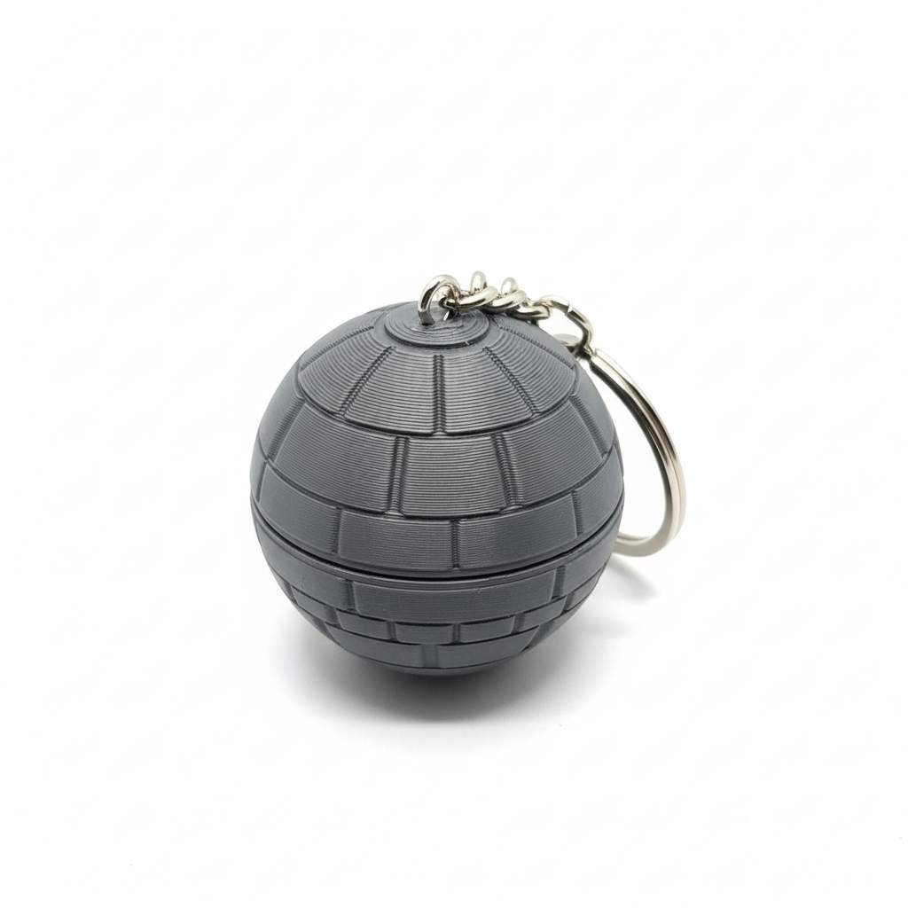 3D Printed Sphere Fidget Keychain - Image 1