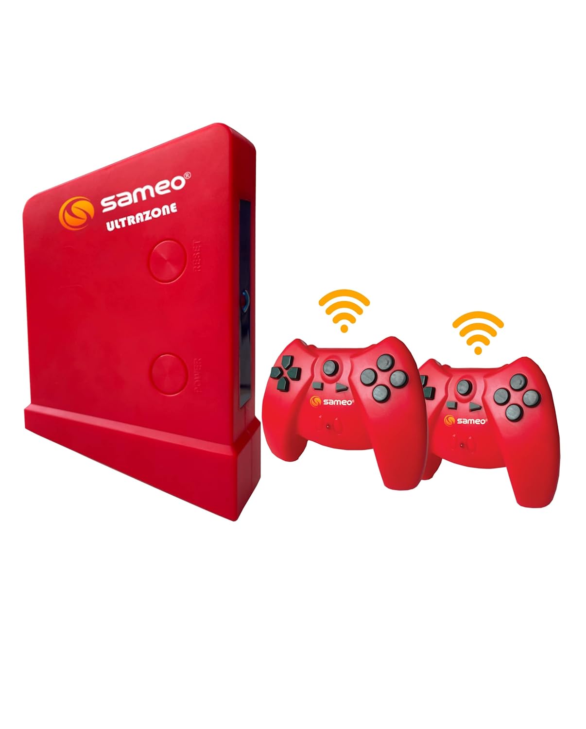 Sameo ULTRAZONE Wireless 8 Bit Game Console for TV with Rechargeable Cordless 2 Joysticks ,Red - Image 1