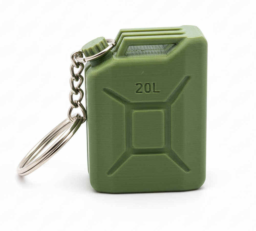 3D Printed Fuel Can Keychain - Image 1