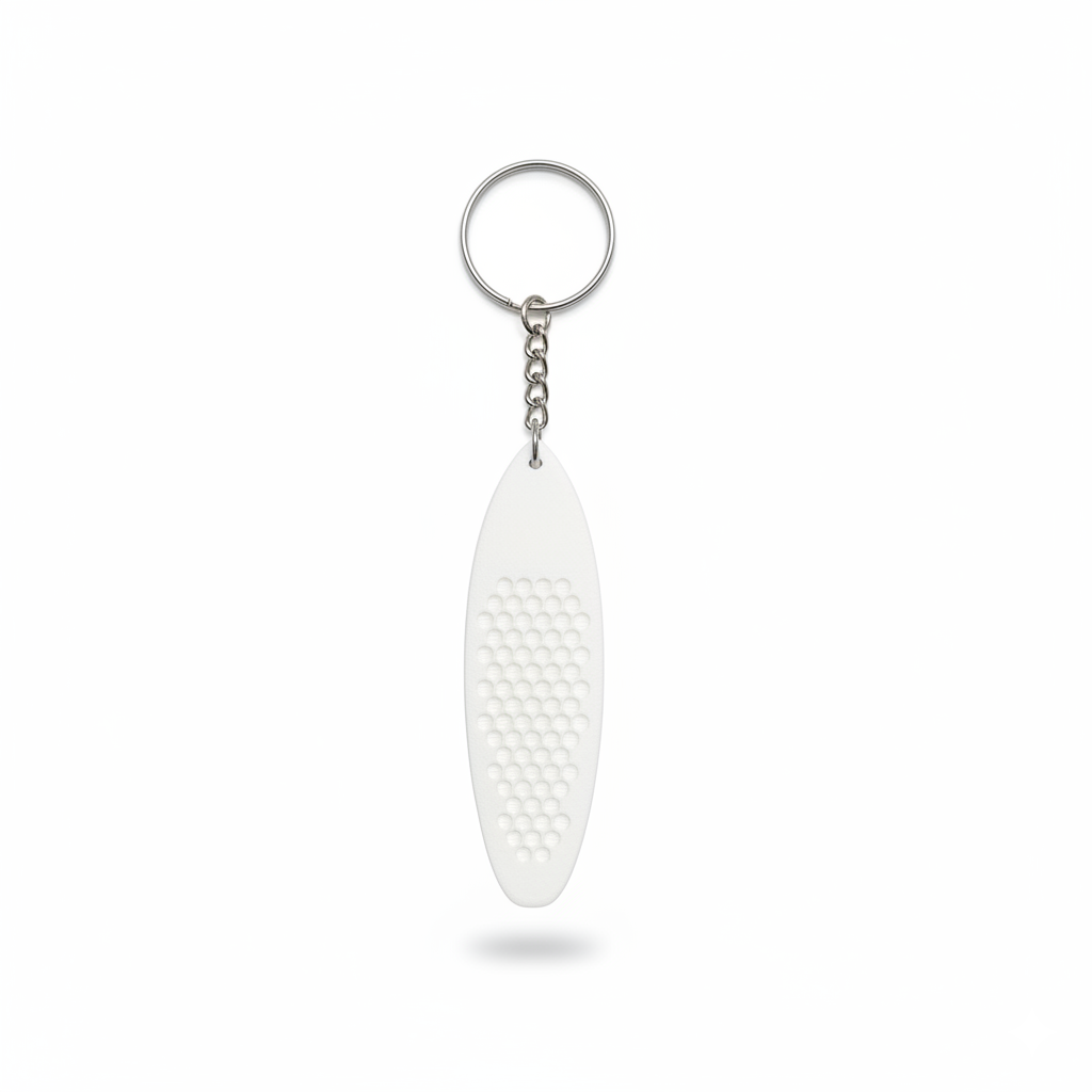 3D-Printed Surfboard Keychain - Image 1