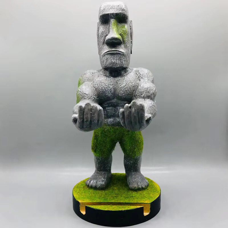 Easter Island Statue Phone Stand & Controller Holder star Wars Figure for Gamers & Fans - Image 1