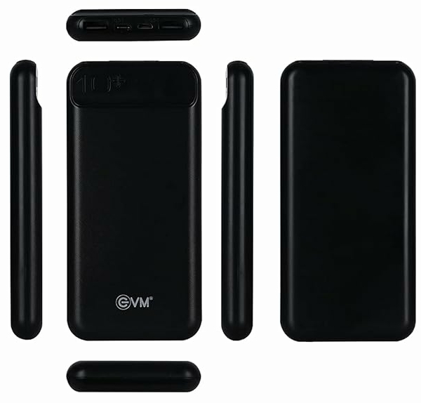 EVM Encharge Power Bank 10000mAh EVM P0109 Black EVM Encharge Power Bank 10000mAh EVM P0109 Black - Image 6