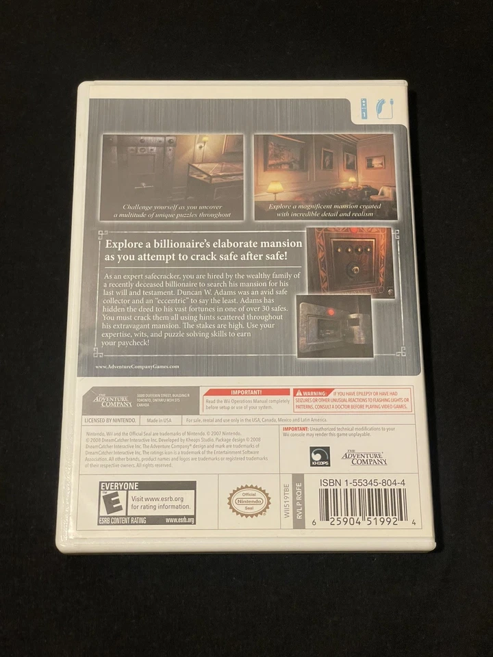 Wii Safecracker Nintendo Wii PAL ( Preowned ) - Image 3