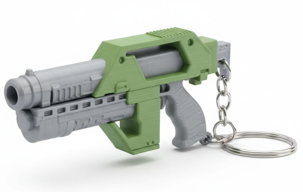 3D Printed M41A Pulse Rifle Tactical Keychain - Image 1