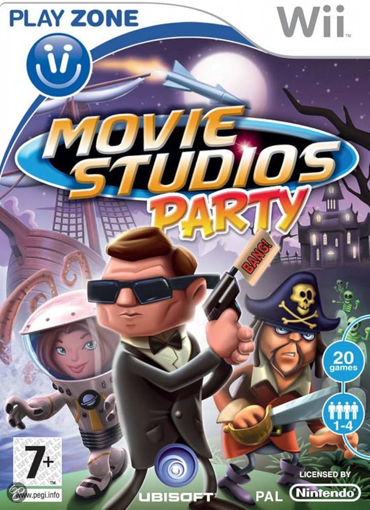 Wii Movie Studios Party nintendo Wii PAL ( Preowned ) - Image 1