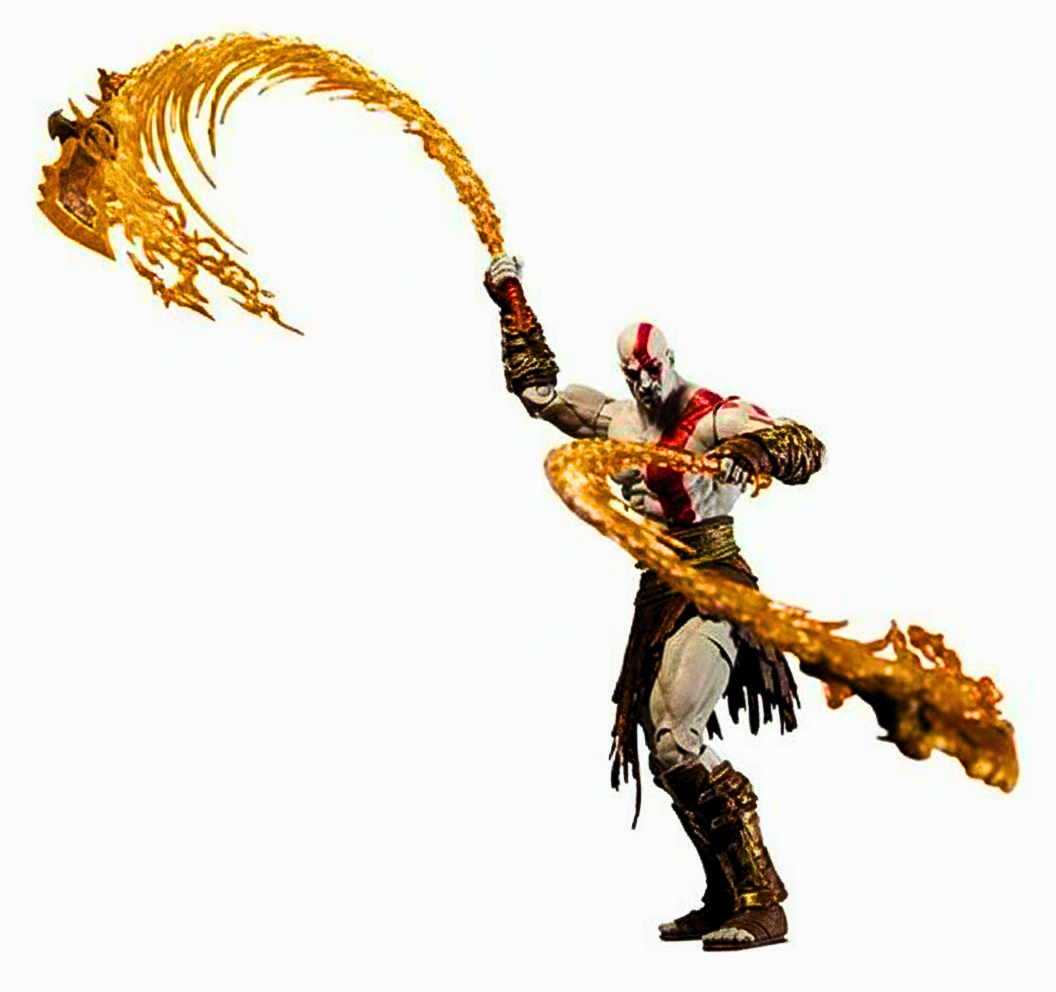 NECA God of War Kratos Flaming Blades of Athena 18cm Action Figure - Image 3