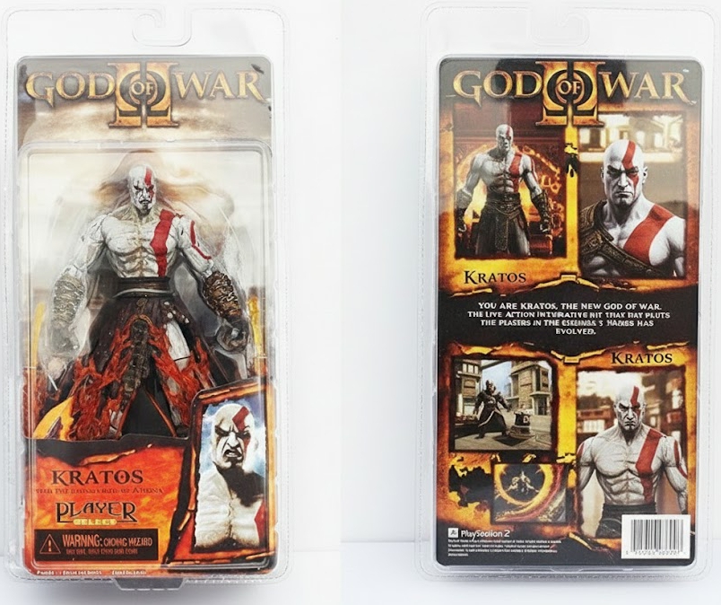 NECA God of War Kratos Flaming Blades of Athena 18cm Action Figure - Image 5