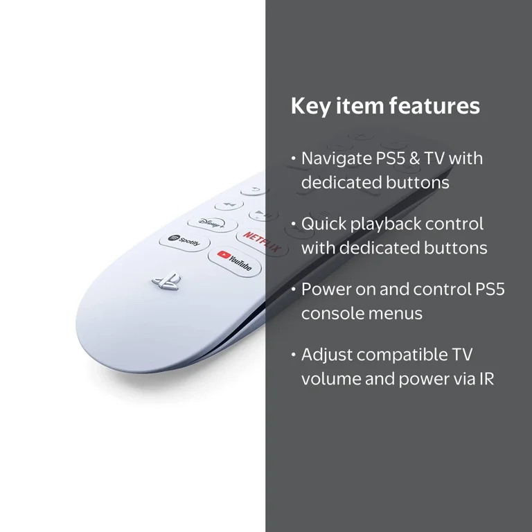 Sony Playstation Media Remote For PS5 White - Image 4