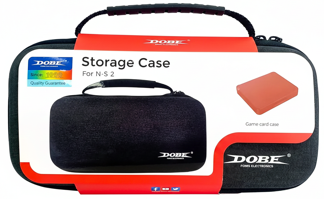 Dobe TNS 3176 Storage Case Nintendo Switch 2 With Game Card Case  Black - Image 4