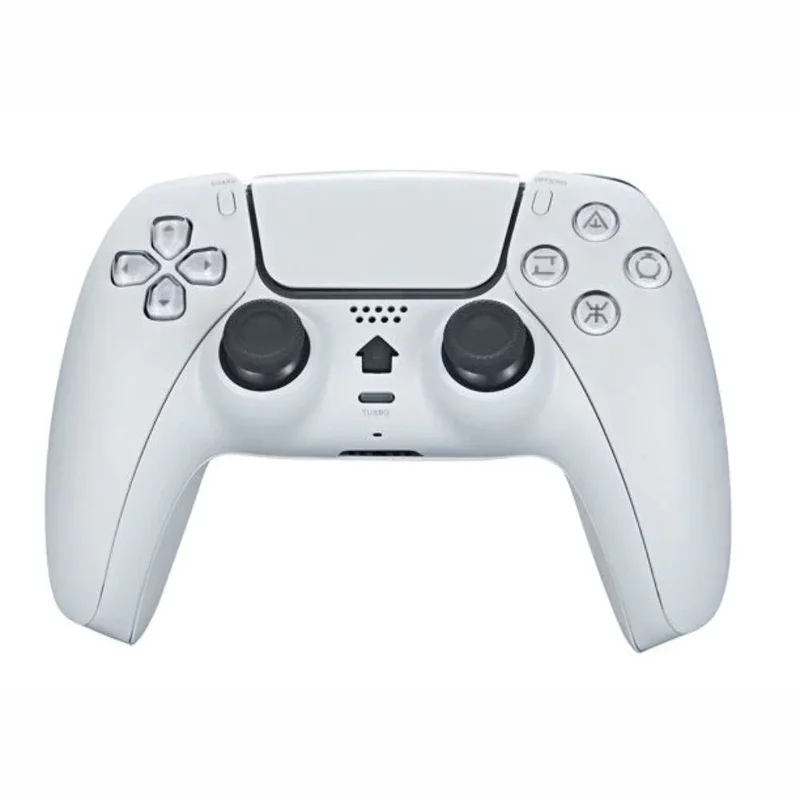 PLAY X PS4 Controller Look Like PS5 Controller For PS4 And PC White - Image 1