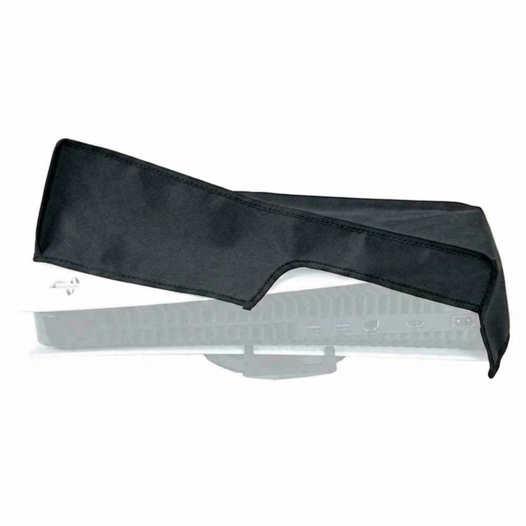 Horizontal Dust Cover For Ps5 Console Dust Guard For PS5 Slim and Disk Edition ( Black ) - Image 1