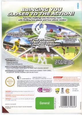 Cricket Nintendo WII ( Preowned ) - Image 4