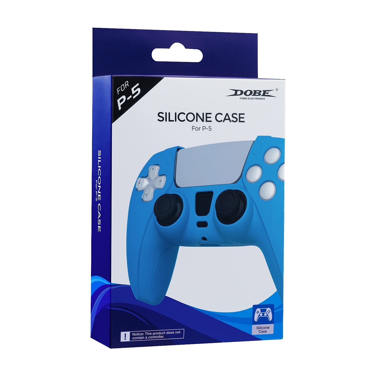 Dobe Silicon Case Cover for PS5 Controller TP-0512 Silicone Skin for PS5 Controller Blue - Image 2