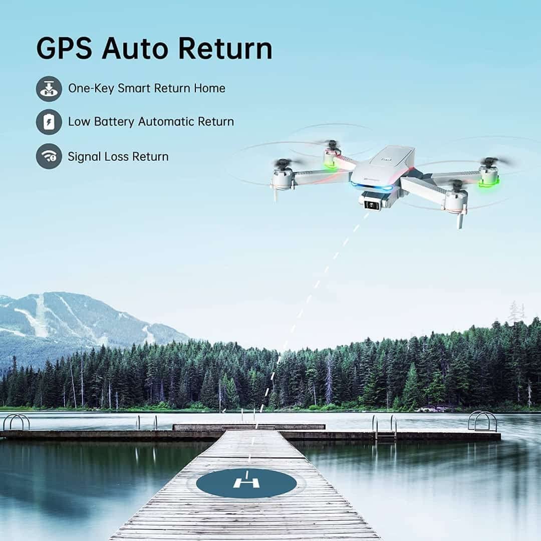 DR-DG600C RC Drone with 4K Camera, Quadcopter, Auto Return, Follow Me, Gesture Control, Waypoints, Headless Mode, 2 Batteries, Compatible VR Glasses - Image 13