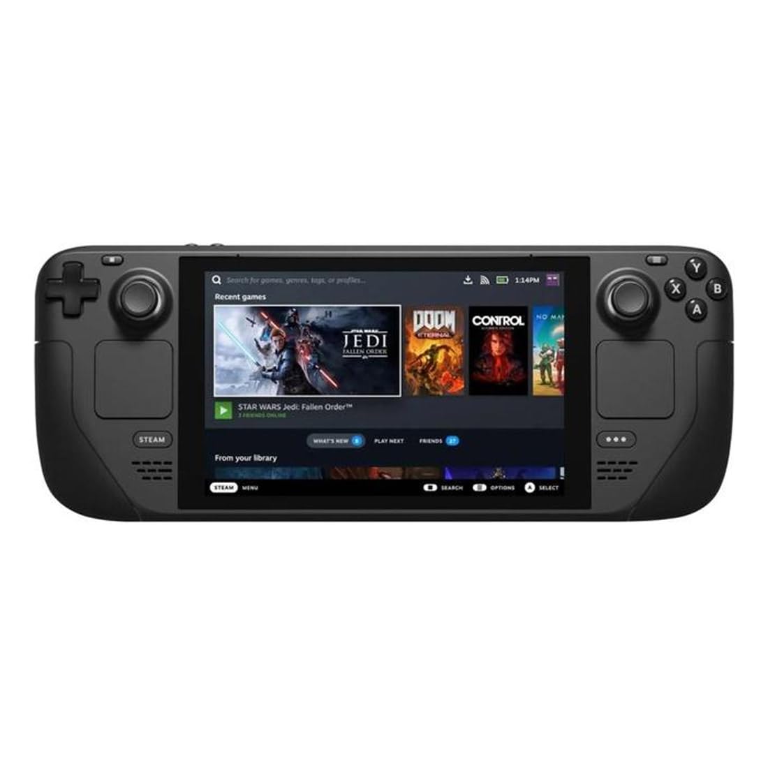 Steam Deck OLED 1TB Handheld Console Complete , Scratchless, Spigen Case, Black Boxed ( Preowned ) - Image 1