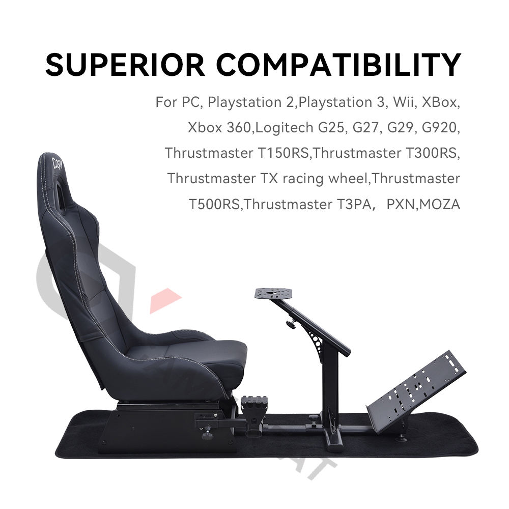 GY Game Seat Racing Simulator Cockpit Metal Frame Driving Game Race Chair Cockpit Racing Game Simulator Seat for Logitech G25,G27,G29,G920 - Image 10