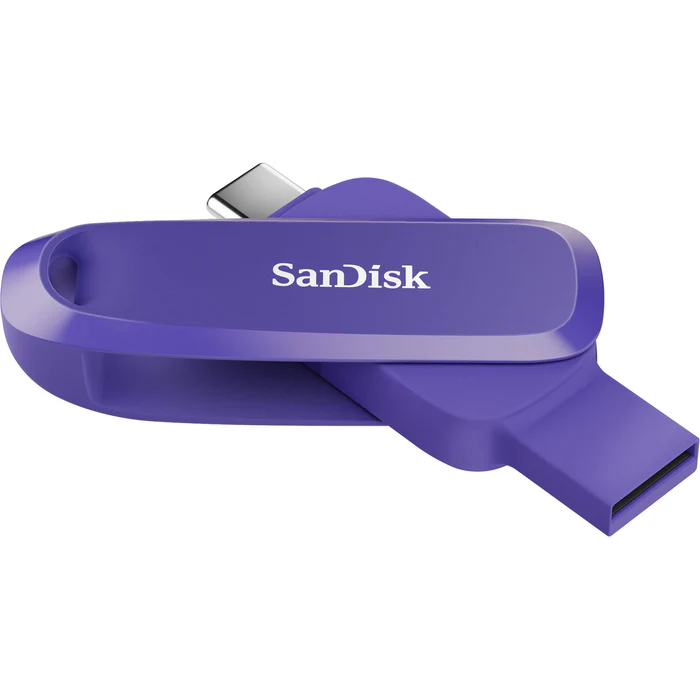 SanDisk Mobile Pen Drive Type C 64 GB OTG 2 in 1 Pen Drive with USB 3.1 Interface Purple Opulence - Image 4