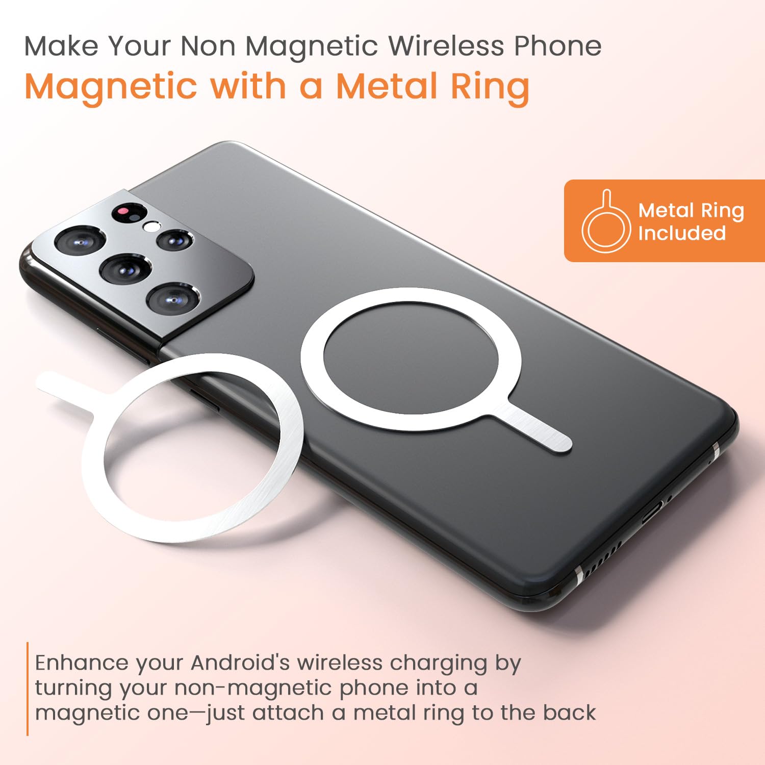 Portronics POR 2663 Chyro 10000mAh 15W Magnetic Wireless Fast Charging Powerbank with MagSafe Mobile Stand,in-Built Type C Cable With 20W Output,For iPhone 12 Above, Android, Other Qi Enabled Devices Black - Image 9