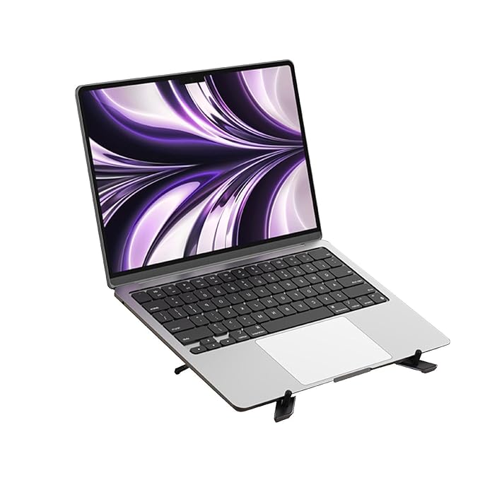 Digitek (DPLS 001) Foldable & Portable Laptop & Tablet Stand - Image 3