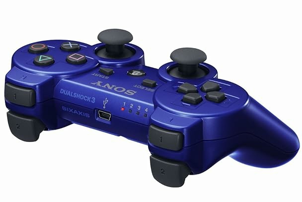 SONY Original PS3 Dual Shock 3 Wireless Controller Blue Unboxed  ( Preowned ) - Image 2