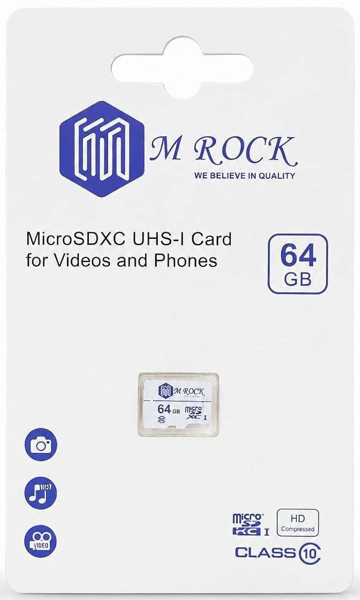 M Rock TF-64GB UHS-1 64 GB MicroSDXC Card Class 10 100 MB/s  Memory Card Compatible with Camera, Mobile, Gaming Console, Tablet - Image 2