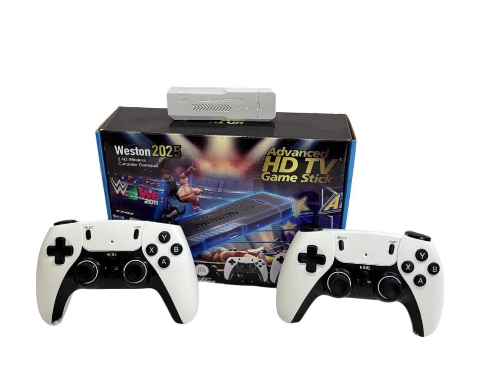 Weston M35 Advance HD TV Game Stick, 2.4G Wireless Controller Gamepad, Plug & Play HDMI Console, 30,000+ Retro Games - Image 3