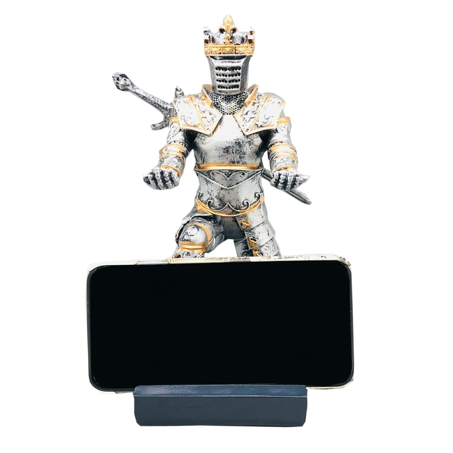 Kings Guard Knight Kneeling Magnetic Knight Stand for Gamepad,Phones Cards Figure for Gamers & Fans - Image 4