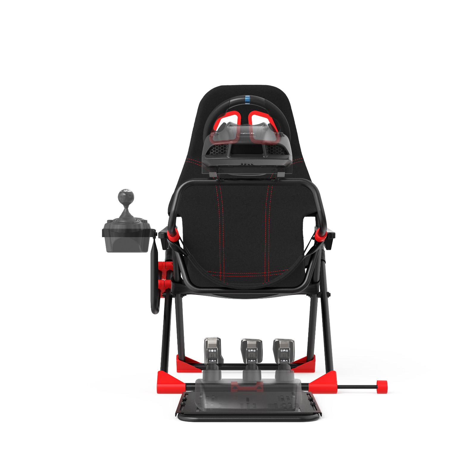 Racing Wheel Stand with Foldable Bucket Seat for Sim Racing For Logitech, Moza, Cammus, Thrustmaster Wheels - Image 5