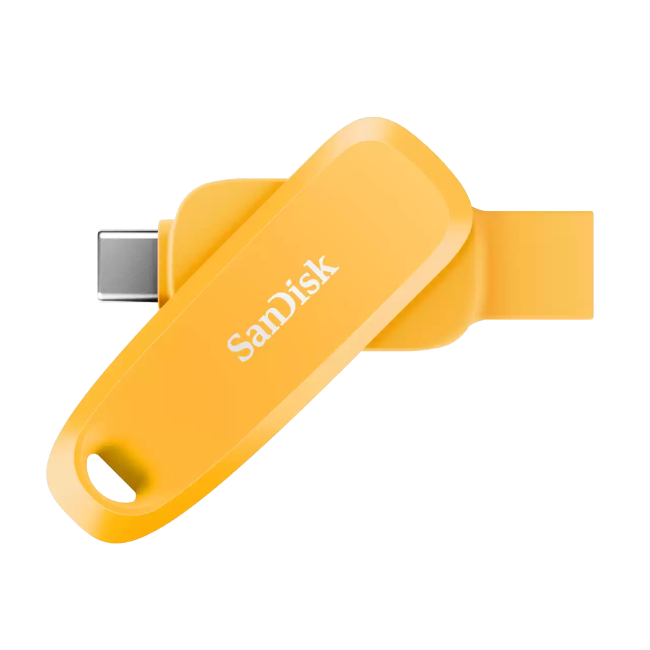 SanDisk Mobile Pen Drive Type C 64 GB OTG 2 in 1 Pen Drive with USB 3.1 Interface Yellow Daffodil - Image 1