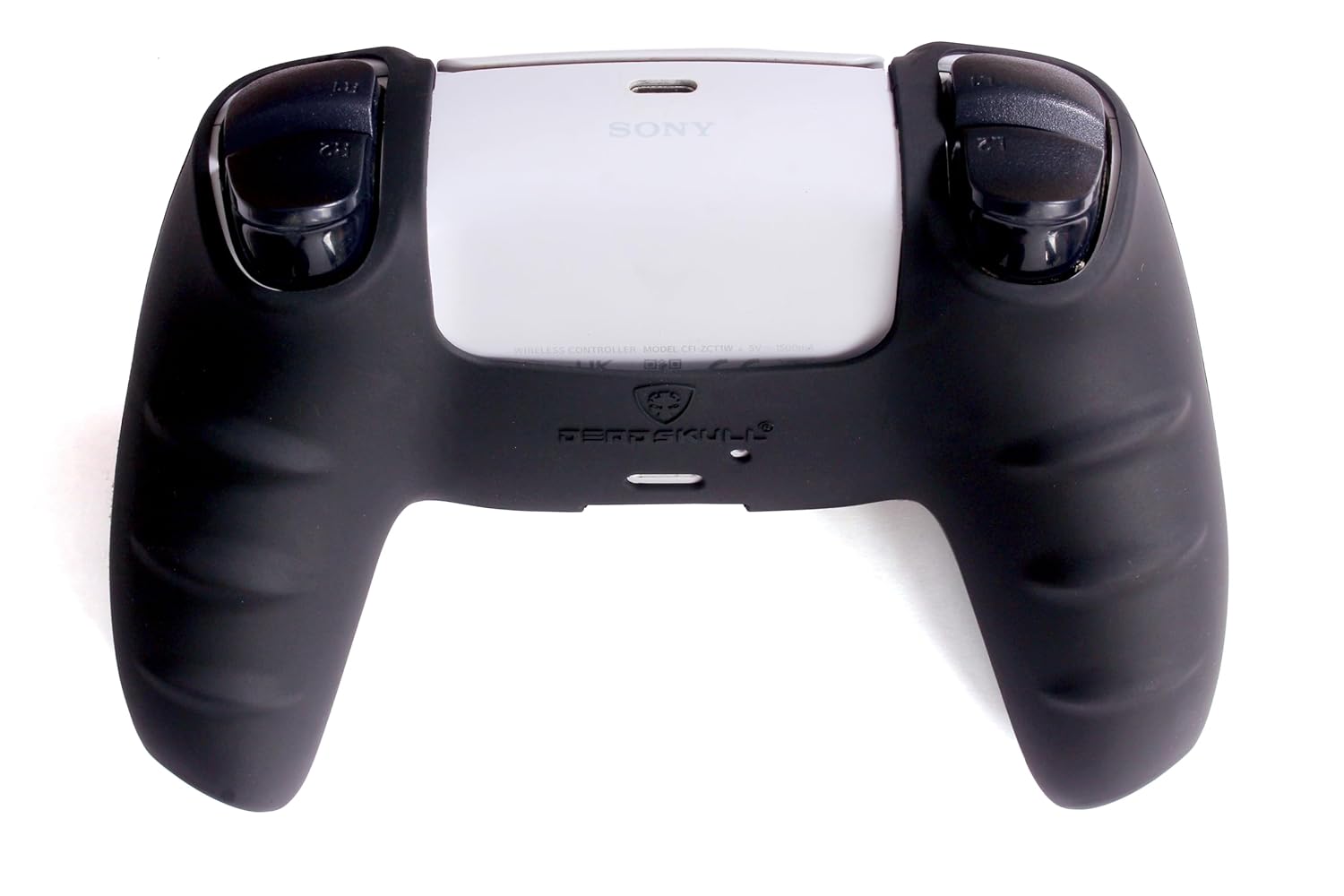 PS5 Controller Silicone cover Spiderman 2 edition with 2 x Spider Icon Thumb Grip White/Red - Image 8