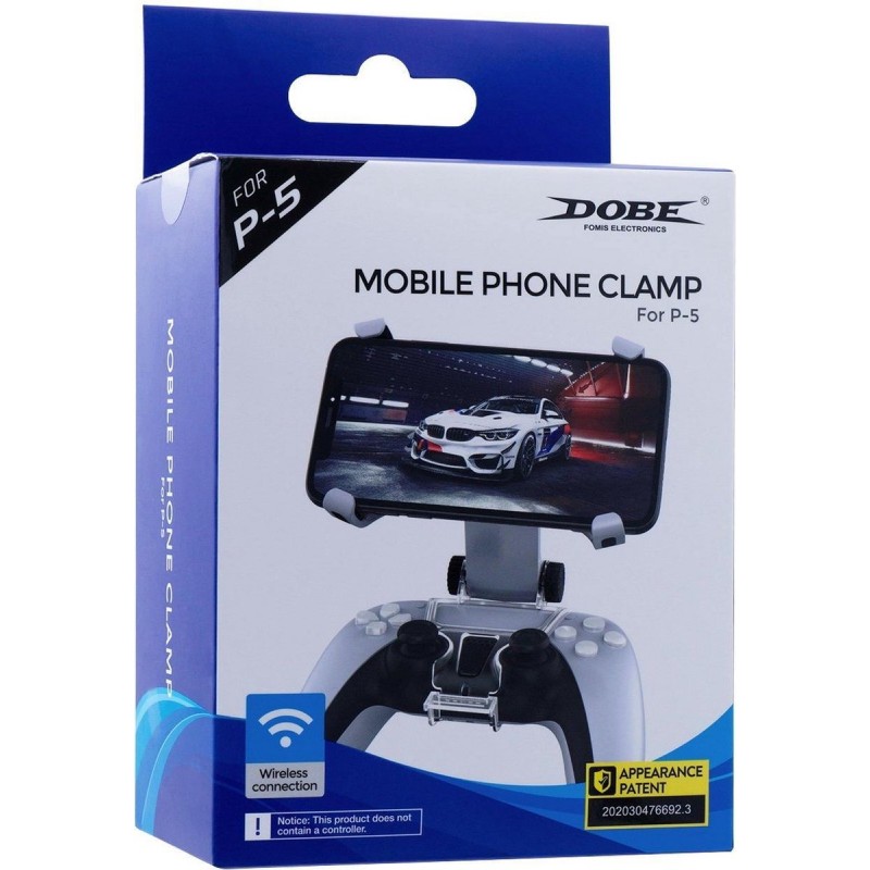 PS5 Controller Mobile Phone Mount Clip, Mobile Gaming Clip Cell Phone Stand Holder Bracket for PS5 Controller Remote Play (PS5 Controller Not Included) - Image 9