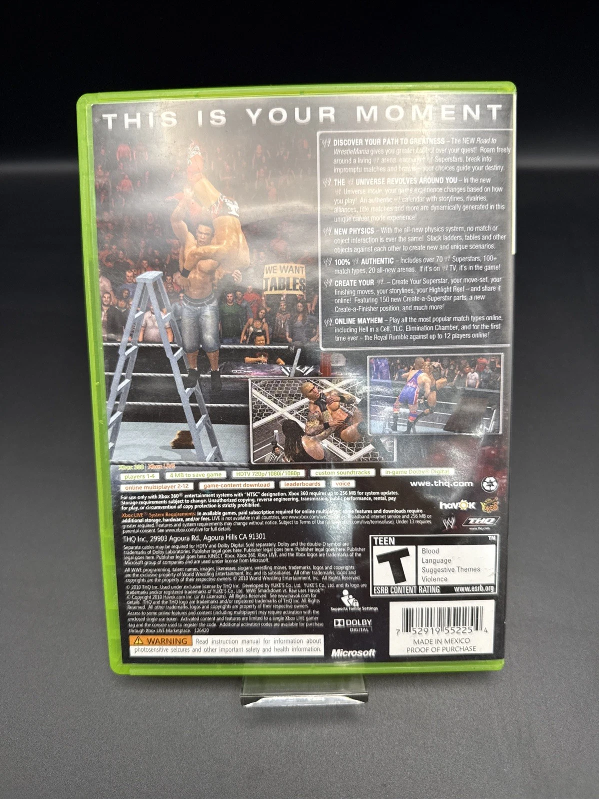 Smack Down VS Raw 2011 XBOX 360 PAL ( Preowned ) - Image 3