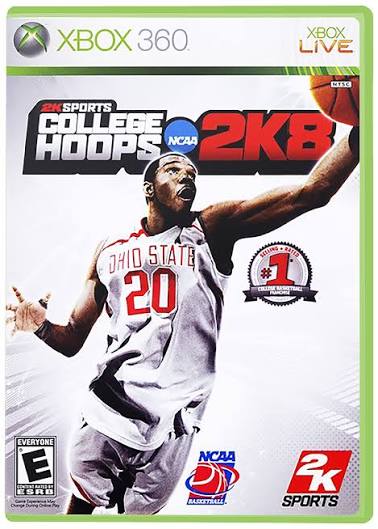 2K Sports College Hoops 2K8 NCAA XBOX 360 NTSC ( Preowned ) - Image 1