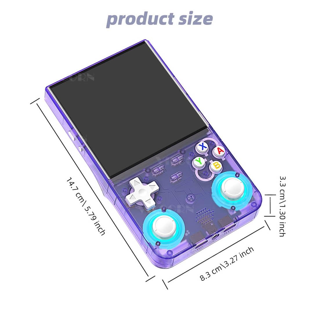 R36 Ultra Retro Game Console 4inch IPS, 64GB storage 15k+ preloaded Games, Portable Handheld for Kids/Adults (Black) R36 Ultra Retro Game Console 4inch IPS, 64GB storage 15k+ preloaded Games, Portable Handheld for Kids/Adults (Black) - Image 2
