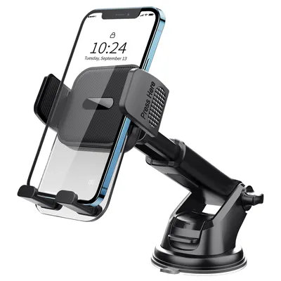 Accede A2007 Proficient Pro Dashboard Only Car Mobile Holder [Strong Suction Cup][360° Rotational][Stable Hold] Compatible with Most Smartphone Devices - Black - Image 2