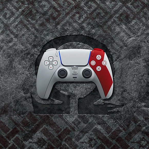 SONY PS5 DualSense God of War 20th Anniversary LE Controller Gamepad  White, Red, For PS5 - Image 4