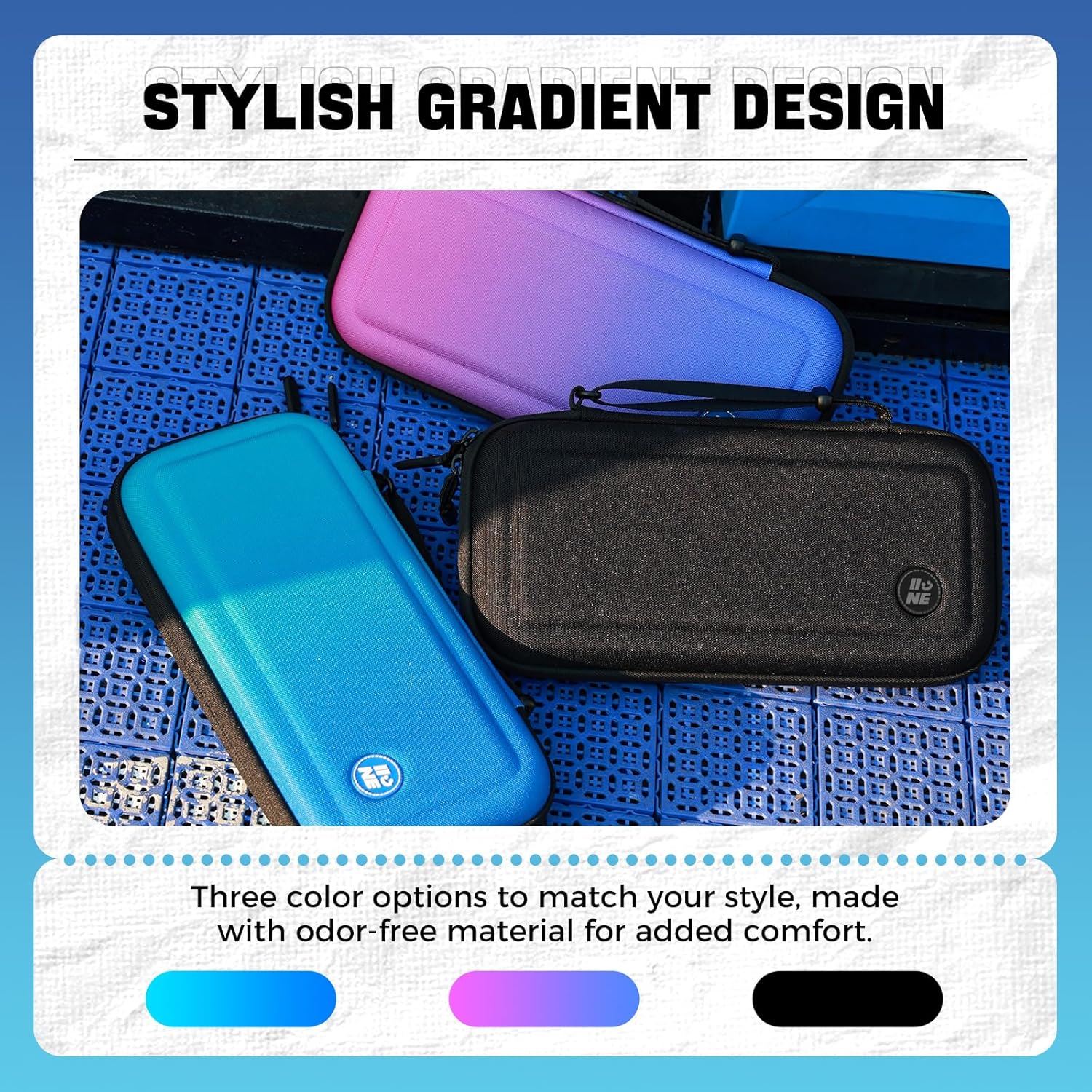 IINE Carry Case for Switch 2 Console, Protective Hard Shell Travel Storage Pouch with Mesh Bag, Durable Protective Bag Switch 2 Accessories EVA Case, BLACK L1066 - Image 7