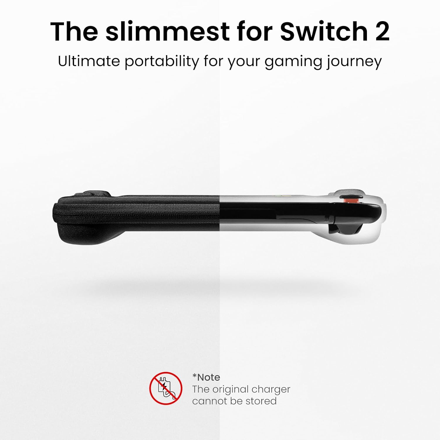 Travel Carrying Case for Nintendo Switch 2  Storage Organizer 10 Games Cartridges Protective Hard Shell Portable Travel Carry Bag Handbag Pouch  Black - Image 7