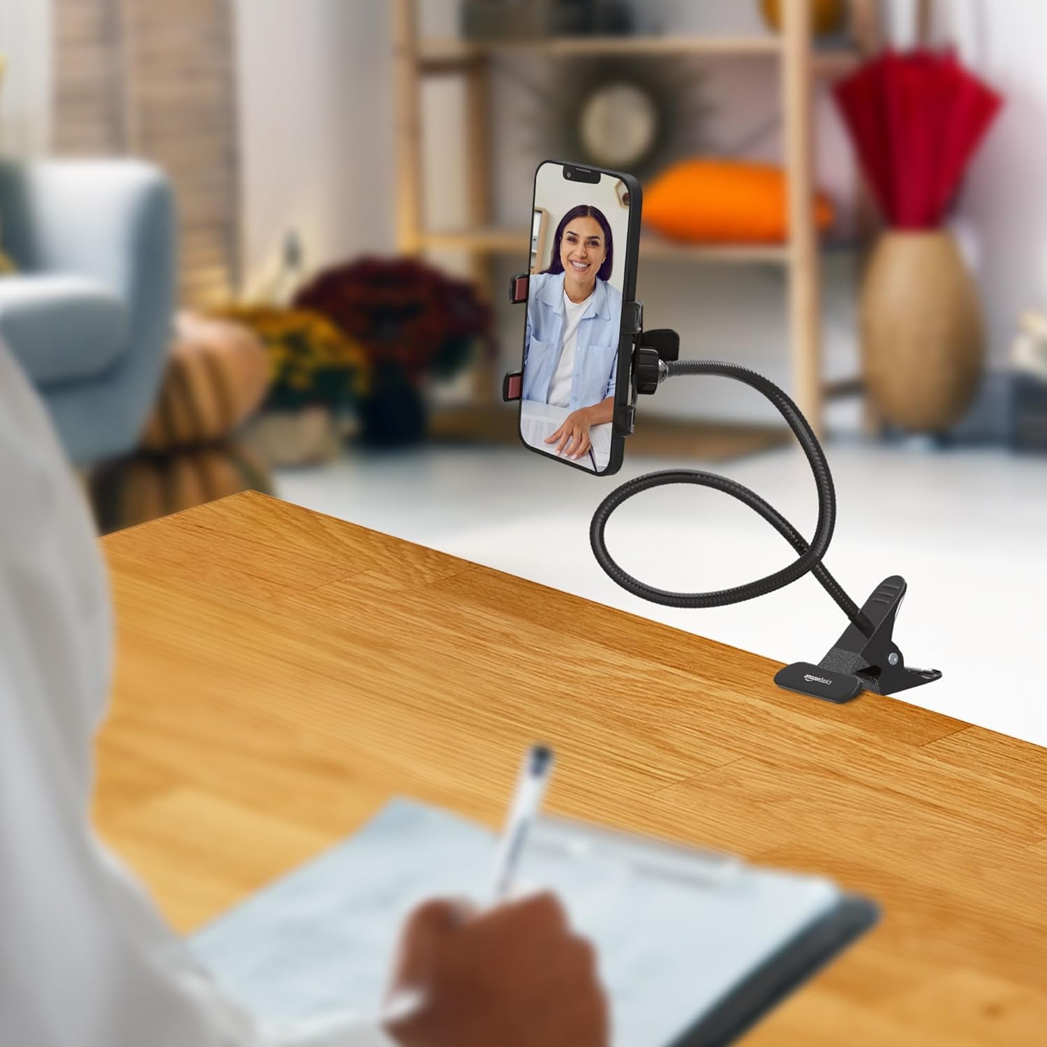 Gooseneck Flexible Clip Lazy Arm Bracket, Cell Phone Stand For Both Mobiles And Tablets - Image 7