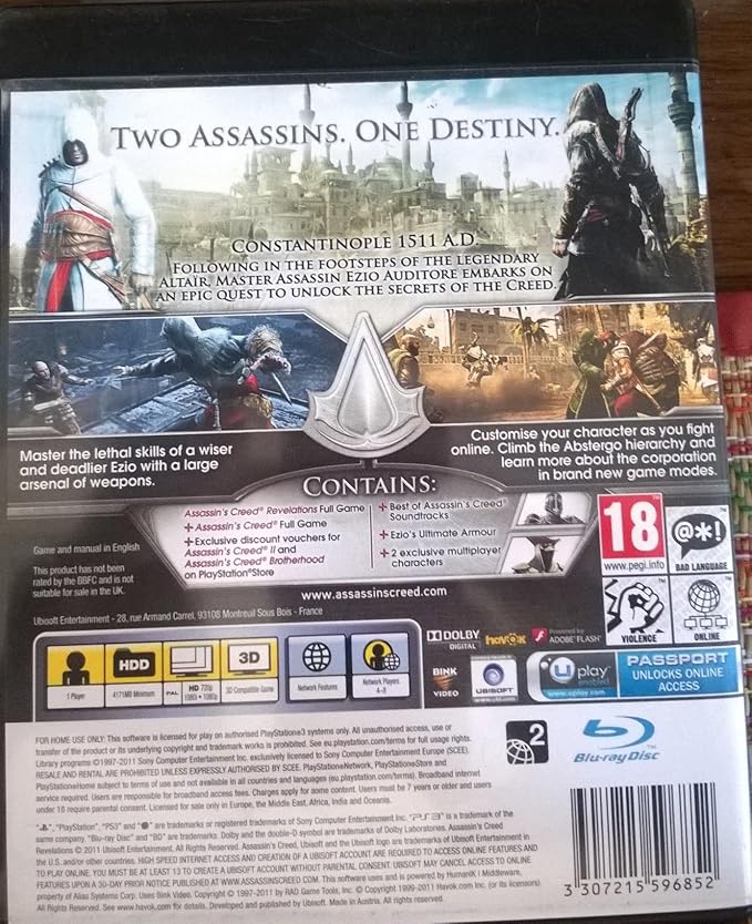 Assassins Creed Revelations Special Edition PS3 ( Preowned ) - Image 2
