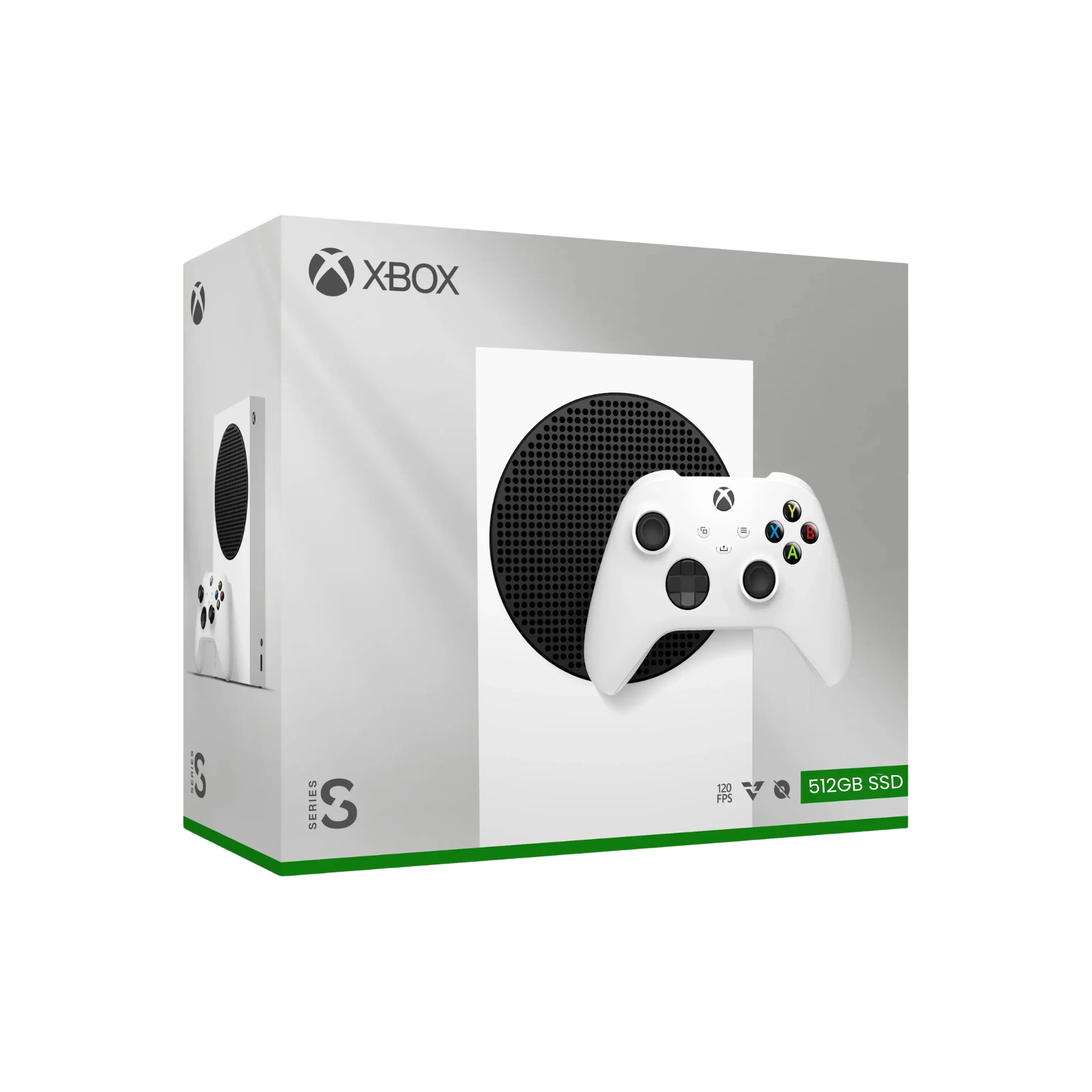 Microsoft Xbox Series S 512GB SSD All-Digital Console One Wireless Controller, 1440p Gaming White - Image 1