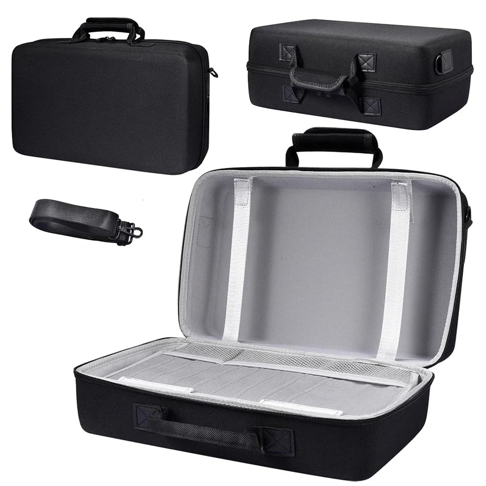 PS5 Slim Carrying Travel case Console Gamepad Controller Headphone Travel Bag, Playstation 5 Slim Accessories Black - Image 2