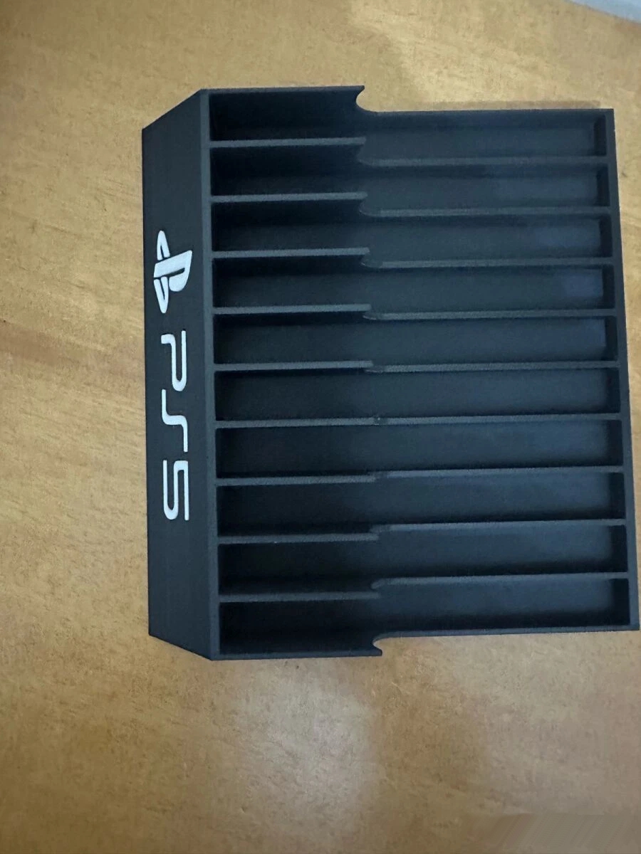 Game Case Stand For 10 Discs for PS4 PS5 Xbox Game Discs, 3D Printed Black, Playstation, Game stand, Game collector, Stand, PS - Image 6