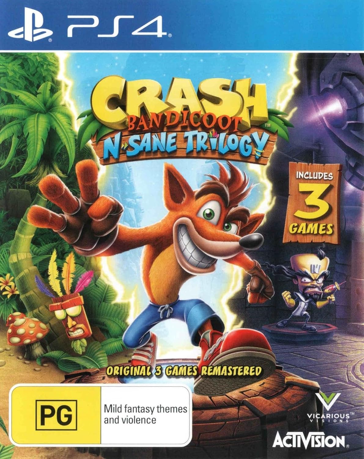 Crash Bandicoot N Sane Trilogy PS4 ( Preowned ) - Image 1