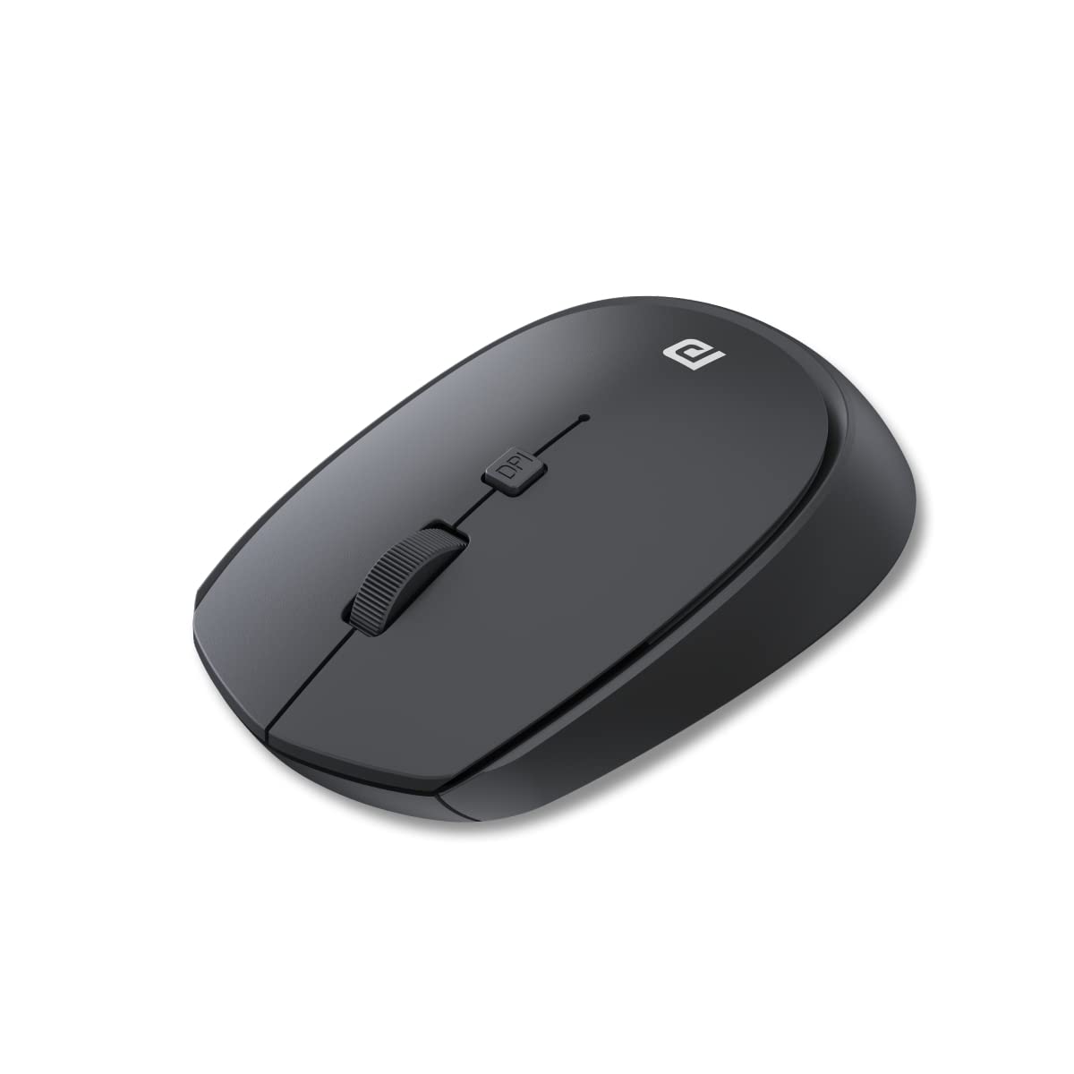 Portronics POR 1610 Toad 23 Wireless Optical Mouse with 2.4GHz, USB Nano Dongle, Optical Orientation, Click Wheel, Adjustable DPI Black - Image 1