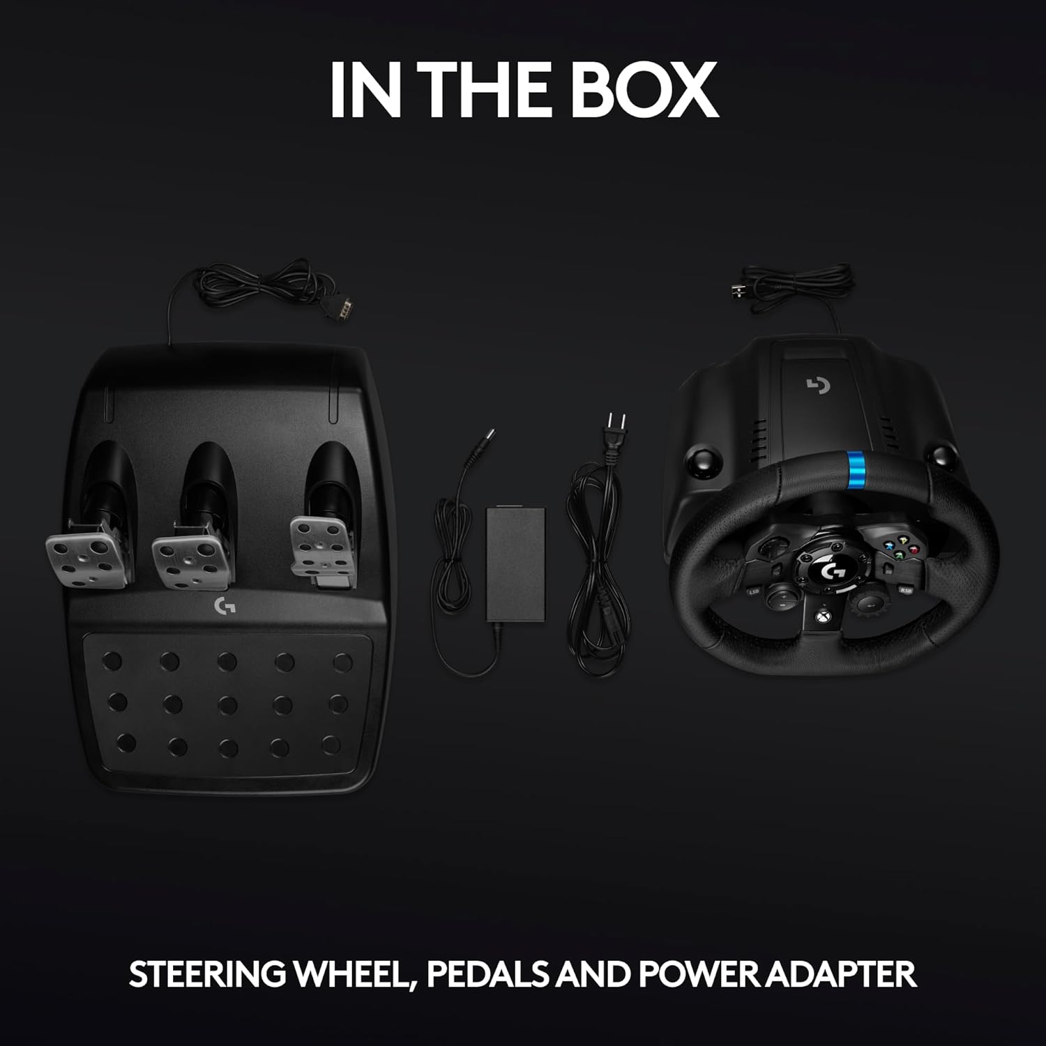 Logitech G923 Racing Wheel and Pedals for Xbox X|S, Xbox One and PC Featuring TRUEFORCE up to 1000 Hz Force Feedback, Responsive Pedal, Clutch Control - Image 11