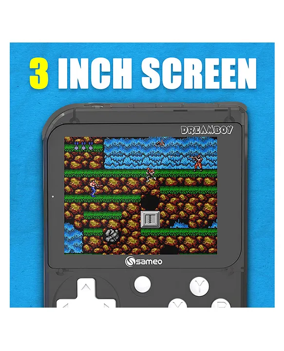Sameo Dreamboy Handheld Retro Mini Video Game Console 500 Classic Retro Tv Compatible Ice Black 6 Months Warranty - Image 4
