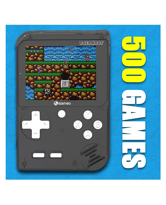 Sameo Dreamboy Handheld Retro Mini Video Game Console 500 Classic Retro Tv Compatible Ice Black 6 Months Warranty - Image 3